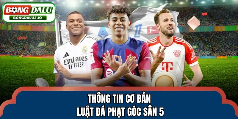 Thông tin cơ bản luật đá phạt góc sân 5